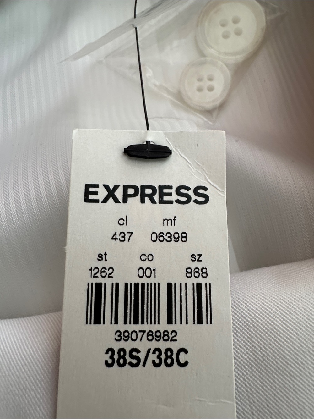 Express Men's White Single-Button Blazer - Picture 5 of 5